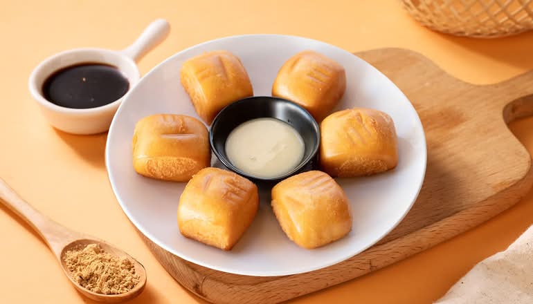 黄金小馒头 Deep Fried Buns